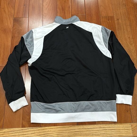 Zipway NBA Brooklyn Nets Men's Black/Gray Full-Zip Track Jacket Size 3XLT - Picture 5 of 11